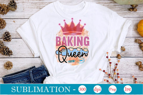 Baking Queen Sublimation Cricut Crafts, scan n cut Crafts, Silhouette Crafts Sublimation DesignPlante 503 