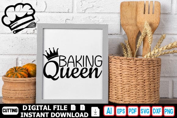Baking Queen SVG Craftlabsvg24 