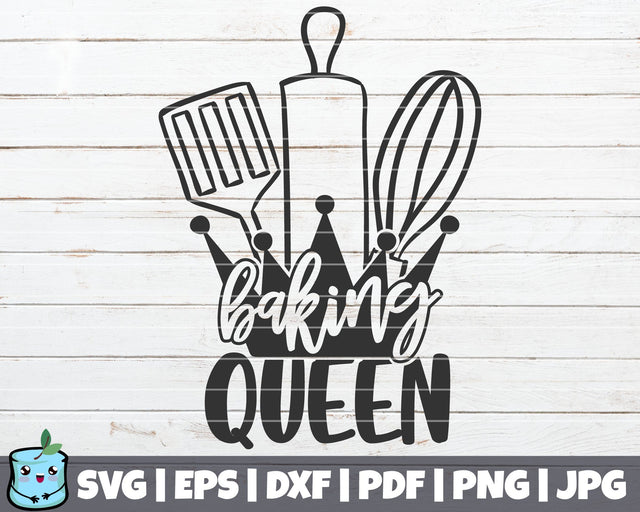 Baking Queen SVG MintyMarshmallows 