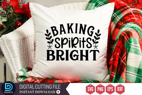 Baking spirits bright SVG, Baking spirits bright SVG DESIGNISTIC 