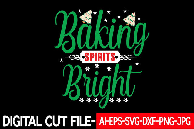 Baking Spirits Bright Svg cut file SVG Blessedprint 