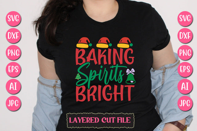 Baking Spirits Bright SVG Cut File SVG Newmockups 