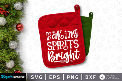 Baking spirits bright SVG Design SVG Regulrcrative 