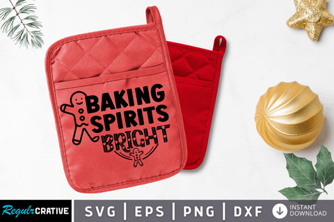 Baking spirits bright SVG Design SVG Regulrcrative 