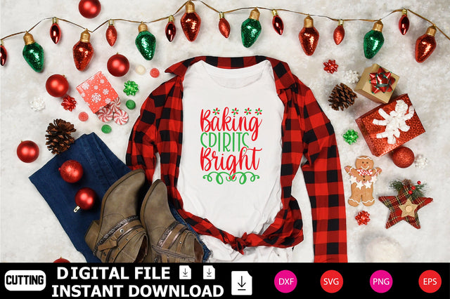 Baking Spirits Bright SVG Shahin alam 