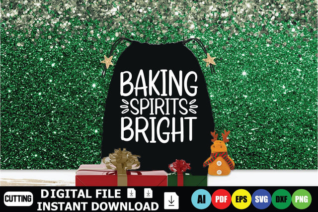 Baking Spirits Bright SVG Shahin alam 