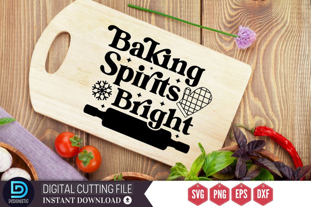 baking spirits bright SVG SVG DESIGNISTIC 