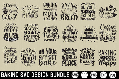 Baking SVG Designs Bundle SVG Creativeart88 