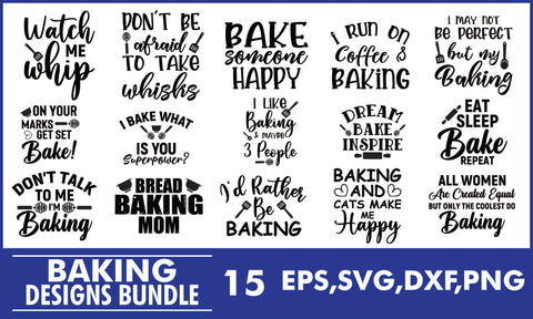 Baking SVG Designs Bundle SVG PatternFeed8 