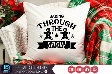 Baking through the snow SVG, Baking through the snow SVG DESIGNISTIC 