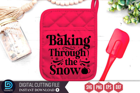 Baking through the snow SVG, Baking through the snow SVG DESIGNISTIC 