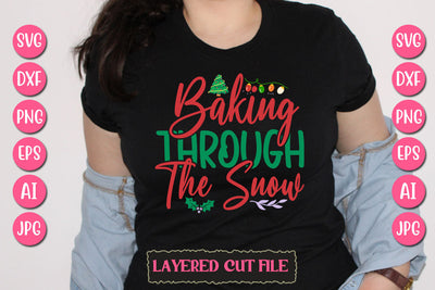 Baking Through the Snow SVG Cut File SVG Newmockups 