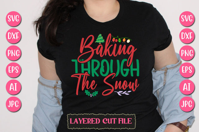Baking Through the Snow SVG Cut File SVG Newmockups 