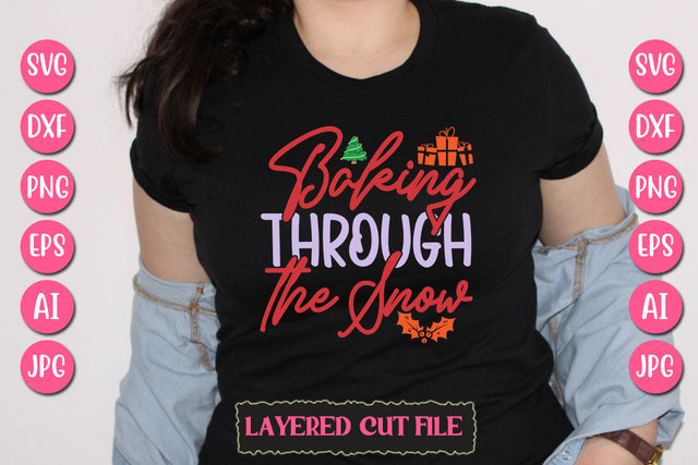 Baking Through the Snow SVG Cut File SVG Newmockups 