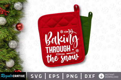 Baking through the snow SVG Design SVG Regulrcrative 
