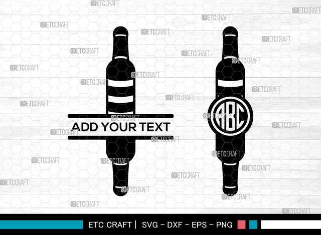 Baking Tools Monogram SVG, Circle Monogram Svg, Baking Utensils Svg, Spoon Rolling Pin Whisk Svg, Kitchen Tools Svg, Chefs Tools Svg, Baking Tools SVG ETC Craft 