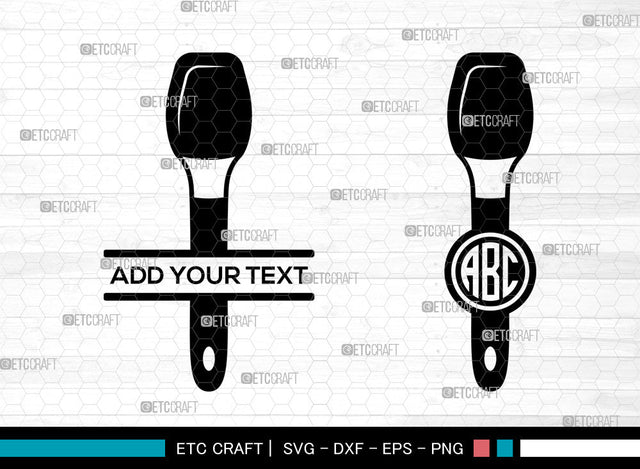 Baking Tools Monogram SVG, Circle Monogram Svg, Baking Utensils Svg, Spoon Rolling Pin Whisk Svg, Kitchen Tools Svg, Chefs Tools Svg, Baking Tools SVG ETC Craft 