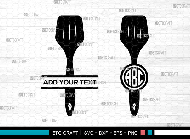Baking Tools Monogram SVG, Circle Monogram Svg, Baking Utensils Svg, Spoon Rolling Pin Whisk Svg, Kitchen Tools Svg, Chefs Tools Svg, Baking Tools SVG ETC Craft 