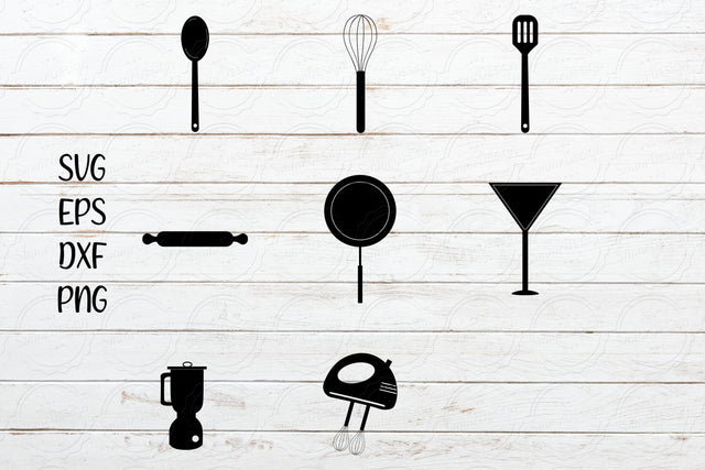 Baking Tools set svg, Baking tools svg bundle SVG SmmrDesign 