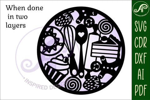 Baking wall sign, SVG file. vector file SVG APInspireddesigns 