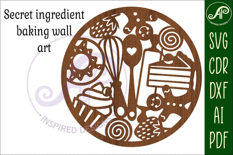 Baking wall sign, SVG file. vector file SVG APInspireddesigns 