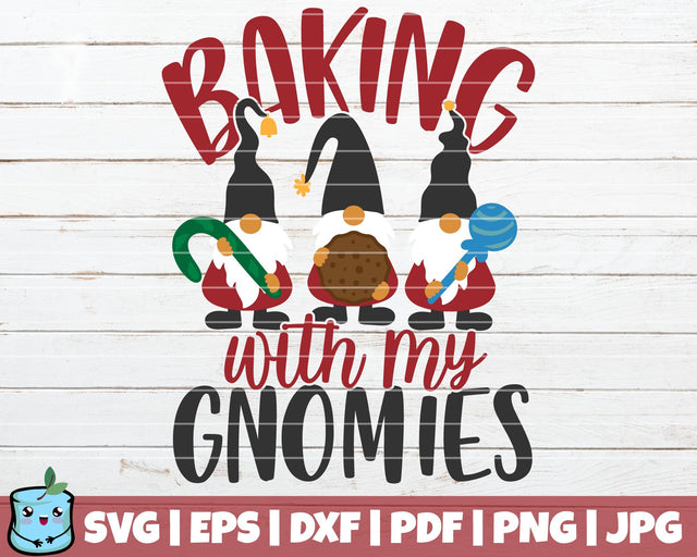 Baking With My Gnomes SVG MintyMarshmallows 