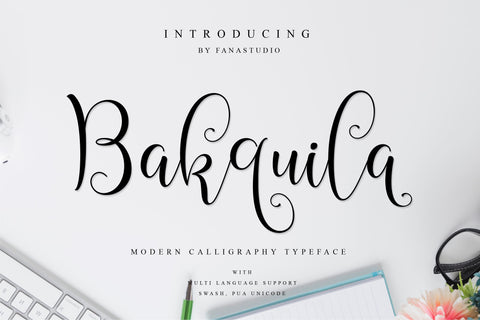 Bakquila Font Anastasia 
