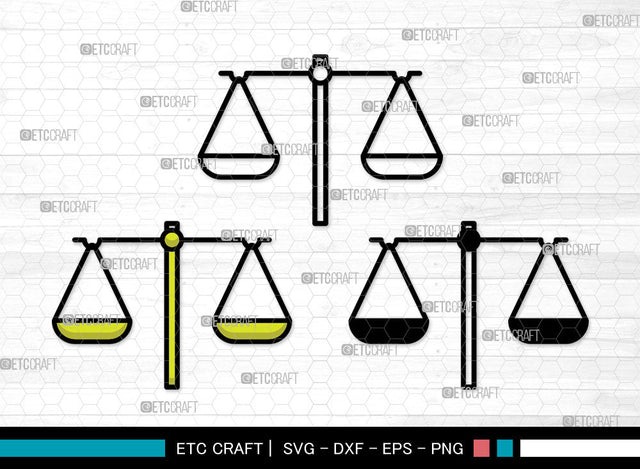 Balance Scale Icons Color, Balance Scale Svg, Scales Svg, Balance Scales, Balance Weight scale, Balance Scale Bundle, Icon Bundle, Svg Cut File, Dxf, Eps, Png, SVG ETC Craft 