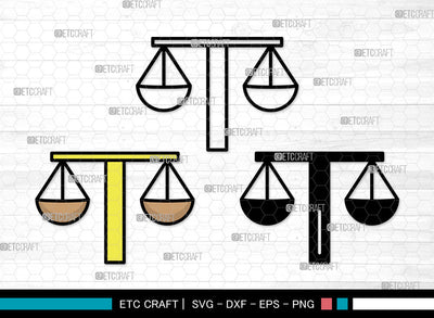 Balance Scale Icons Color, Balance Scale Svg, Scales Svg, Balance Scales, Balance Weight scale, Balance Scale Bundle, Icon Bundle, Svg Cut File, Dxf, Eps, Png, SVG ETC Craft 