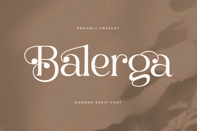 Balerga Typeface Font Storytype Studio 