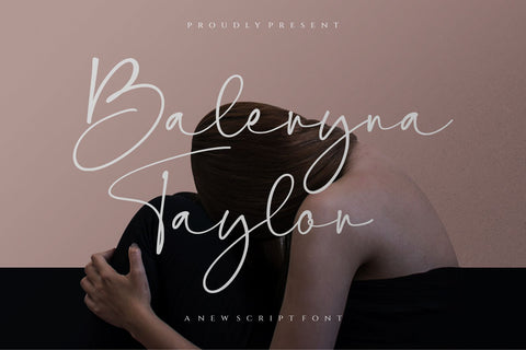 Baleryna taylor script font ,signature font ,Handwritten Font toni_std 