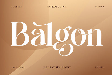 Balgon Serif (3 Fonts) Font Poen1983 