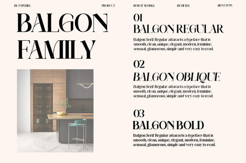 Balgon Serif (3 Fonts) Font Poen1983 