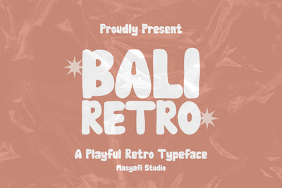 Bali Retro - Bold Handwritten Font Masyafi Studio 