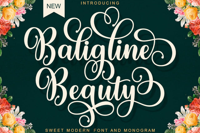 Baligline Beauty Font IRF Lab Studio 