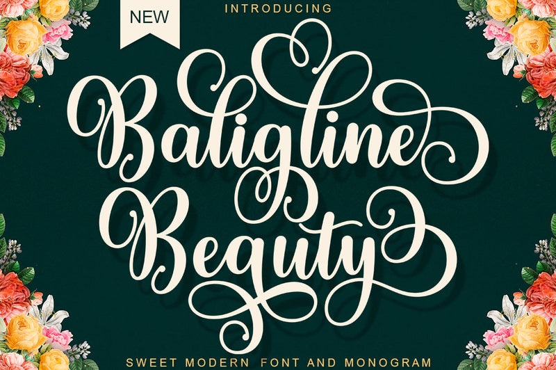 Baligline Beauty Font IRF Lab Studio 
