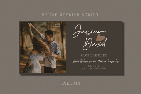 BalIqis Script Font Font Balevgraph Studio 