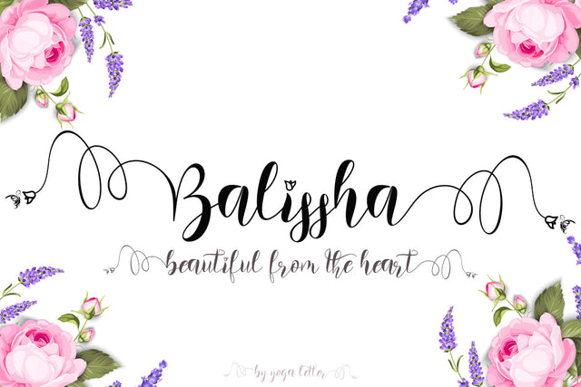 Balissha Font Prasetya Letter 