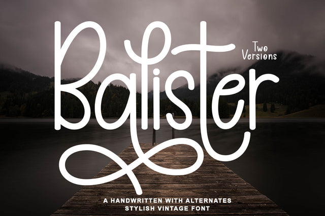 Balister | Two Versions Font Font Rotterlab studio 