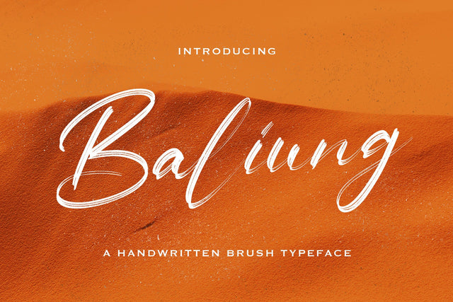 Baliung - Handwritten Font Font StringLabs 