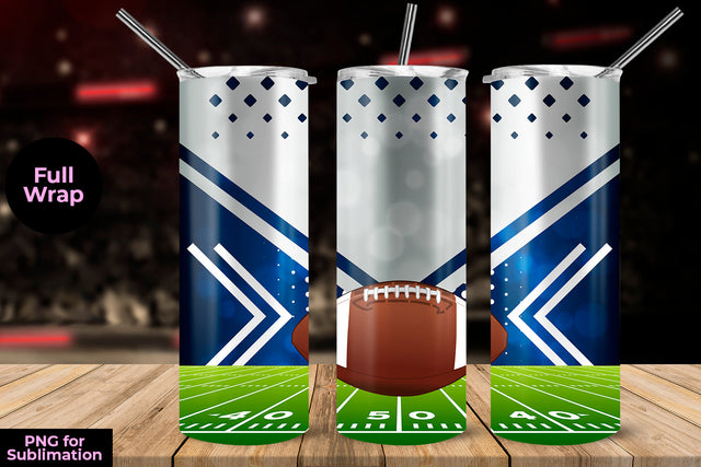 Ball American Football 20 oz Skinny Tumbler Wrap Sublimation Design Sublimation Sublimatiz Designs 