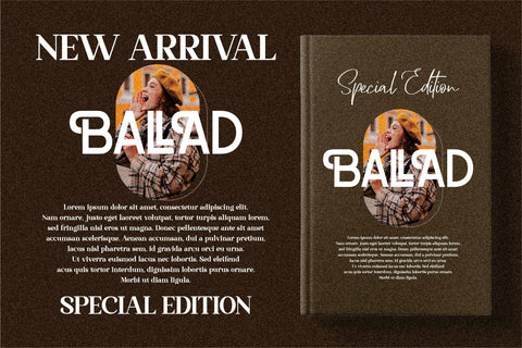 BALLAD Font Letterena Studios 