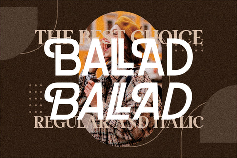 BALLAD Font Letterena Studios 