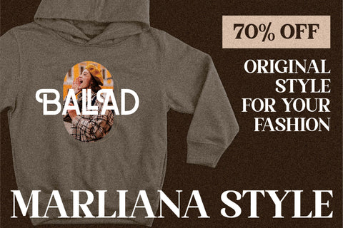 BALLAD Font Letterena Studios 