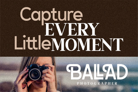 BALLAD Font Letterena Studios 