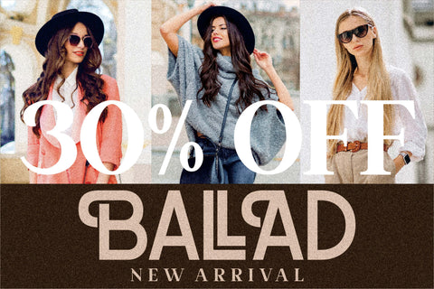 BALLAD Font Letterena Studios 