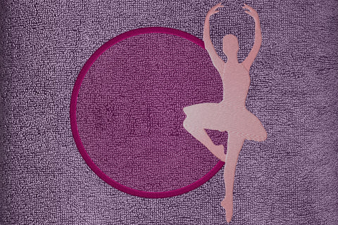 Ballerina embroidery monogram frame Embroidery/Applique DESIGNS embroidery-workshop 