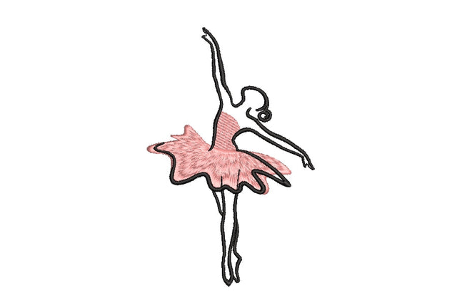 Ballerina machine embroidery design ,4 sizes Embroidery/Applique DESIGNS ArtEMByNatalia 
