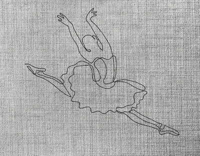 Ballerina machine embroidery design ,4 sizes. Embroidery/Applique DESIGNS ArtEMByNatalia 