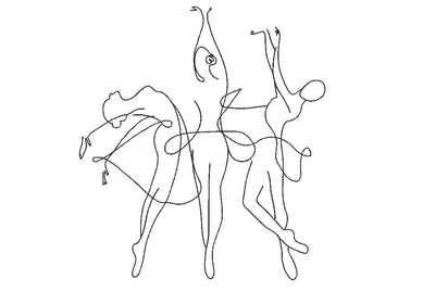 Ballerina machine embroidery design ,8 sizes. Embroidery/Applique DESIGNS ArtEMByNatalia 